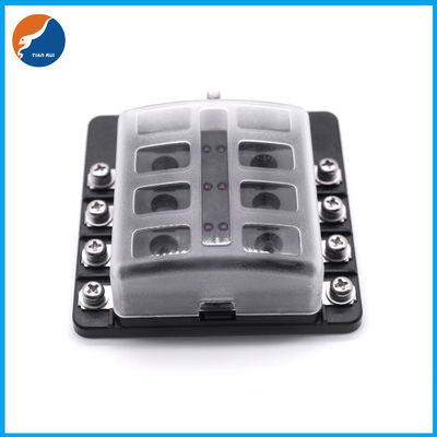 Automobil-Auto-Boots-Automobilselbstblatt ATC-ATO LED Indicaror 8 DCs 32V Weisen-Sicherungs-Kasten-Block-Halter