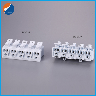 2 3 4 5 Polen 450 Volt 24 Ampere-Stoß im Kabel-Verdrahtungs-Verbindungsstück für LED-Lichter