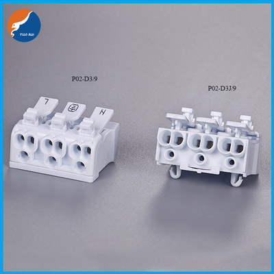 2 3 4 5 Polen 450 Volt 24 Ampere-Stoß im Kabel-Verdrahtungs-Verbindungsstück für LED-Lichter