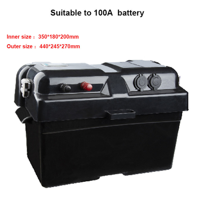 Wasserdichter Batterie-Plastikkasten 100A 12V im Freien, Abenteuer-kampierender Batterie-Kasten