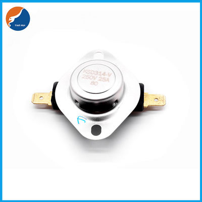 Thermischer Überlastungs-Schutz-bimetallischer Disketten-Thermostat des automatischen Zurücksetzens 25A