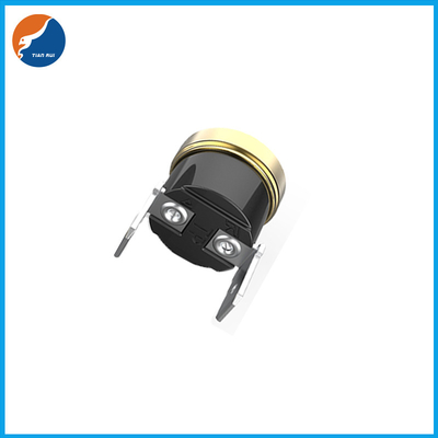 Bimetallischer Disketten-Thermostat M4 Bakelit-Wohnungs-Kupfer-Schrauben-bimetallischer Thermostat-einzelner Polen